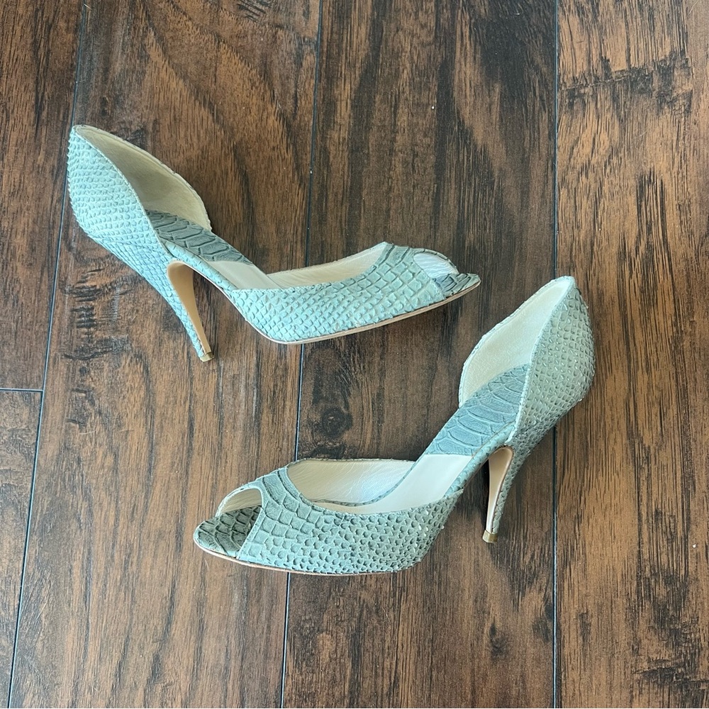 Christian Dior peel toe stilettos 37.5 inches - Picture 3 of 4